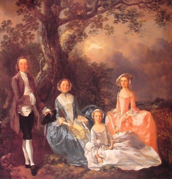 La familia Gravenor Thomas Gainsborough Pinturas al óleo